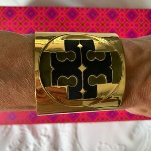 Tory Burch Miller Logo Cuff Bracelet (Brand new, no tag)